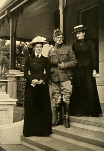 Lord Roberts a jeho dcery v Pretorii, 1900, 1901.