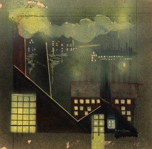 Průmysl v noci, ca. 1940. od Horatio C. Forjohn