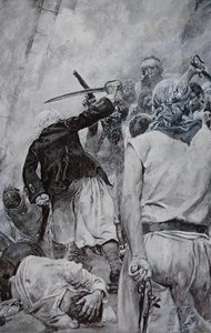 Pirátský boj (litho)