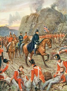 Vévoda z Wellingtonu (1769-1852) při obléhání Badajosu od Howard Davie