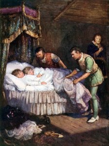 Vražda princů ve věži (barva litho) od Howard Davie