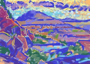 Land and Light, Sedona (počítačové umění)