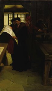 Gutenberg v tisku, 1902. od Howard Pyle