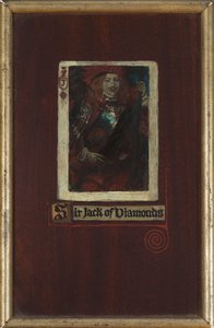 Sir Jack of Diamonds (olej na panelu) od Howard Pyle