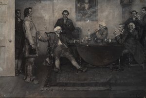 "Tohle je Enoch Wade, pánové," řekl baronet. od Howard Pyle