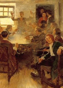 Vysokoškolský život v roce 1679, z 