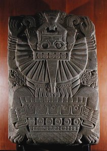 Tlaltecuhtli, po klasickém období (900-1521) (kámen) od Huaxtec Huaxtec