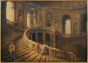 Točité schodiště paláce Farnese v Caprarole - Točité schodiště paláce Farnese v Caprarole ...