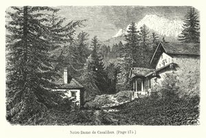 Ilustrace k filmu Les Deux Robinsons de la Grande-Chartreuse (rytina)