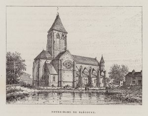 Notre-Dame De Blecourt (rytina) od Hubert Clerget