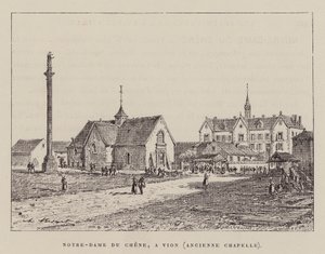 Notre-Dame Du Chene, A Vion, Ancienne Chapelle (rytina) od Hubert Clerget