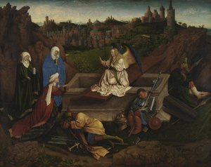 Tři Marie u hrobu, c. 1440 od Hubert Eyck