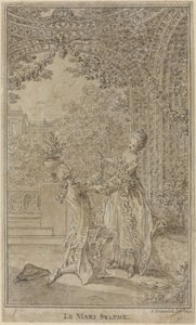 Manžel Sylph od Hubert Francois Gravelot