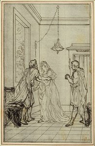 Studie k Lucainově "La Pharsale", Canto II od Hubert Francois Gravelot