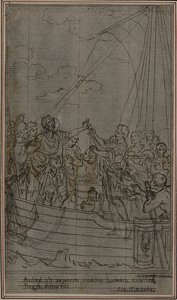 Studie k Lucainově "La Pharsale", Canto IX od Hubert Francois Gravelot