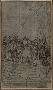 Studie k Lucainově "La Pharsale", Canto IX od Hubert Francois Gravelot