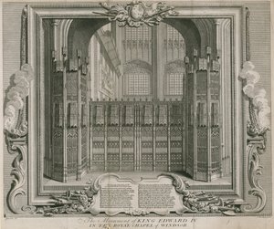 Pomník krále Edwarda IV od Hubert Francois Gravelot