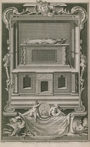Pomník krále Jindřicha III od Hubert Francois Gravelot