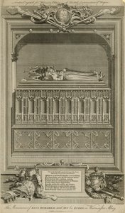 Pomník krále Richarda II a Anny jeho královny od Hubert Francois Gravelot