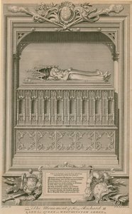 Pomník krále Richarda II a Anny jeho královny od Hubert Francois Gravelot