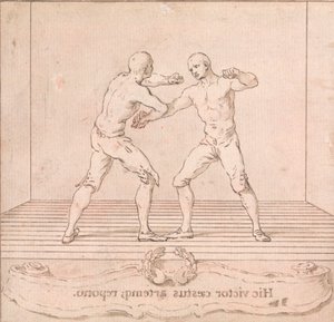Dva bojovníci o ceny od Hubert Francois Gravelot