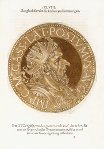 Marcus Cassianus Latinus Postumus od Hubert Goltzius