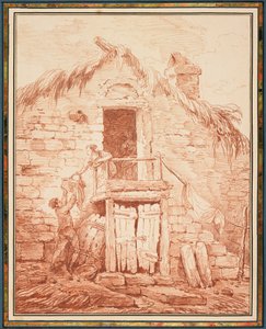 Kamenná chalupa od Hubert Robert