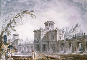 Architektonická fantazie, 1760 od Hubert Robert