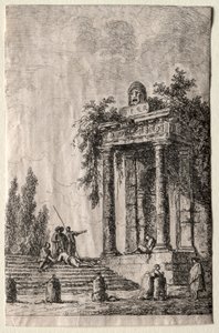 The Evenings of Rome: The Schody od Hubert Robert