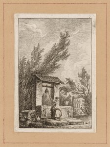 Sedmá deska z večerů v Římě od Hubert Robert