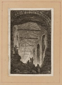 Desátá deska z Večerů v Římě od Hubert Robert