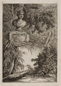 Druhá deska z večerů v Římě, 1763-64 od Hubert Robert