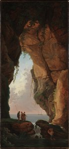 Vchod do jeskyně od Hubert Robert