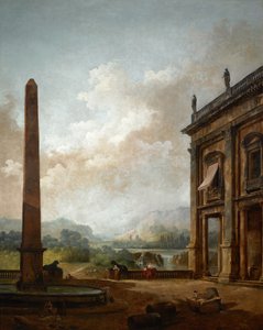 Obelisk od Hubert Robert