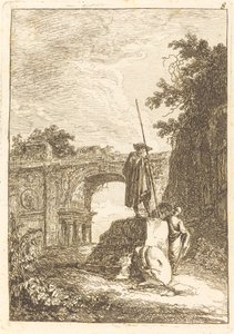 Vítězný oblouk od Hubert Robert