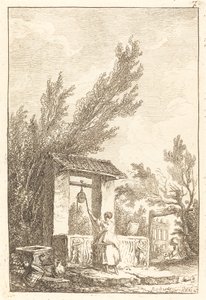 Studna od Hubert Robert