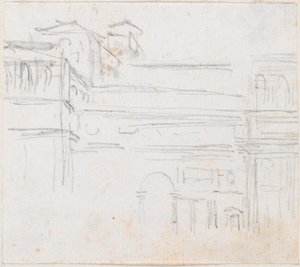 Villa Medici od Hubert Robert