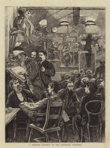 Kuřácký koncert potulných minstrelů od Hubert von Herkomer