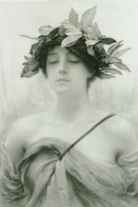 Daphne (rytí smíšenou metodou) od Hubert von Herkomer