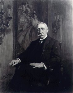 Portrét sira Carla Meyera (1851-1922) kolem roku 1910 (olej na plátně) od Hubert von Herkomer