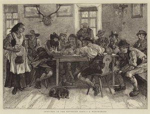 Skici v Bavorských Alpách, IN, Wirtshaus