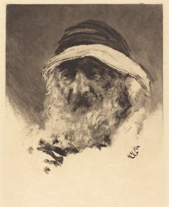 Studie arabské hlavy od Hubert von Herkomer