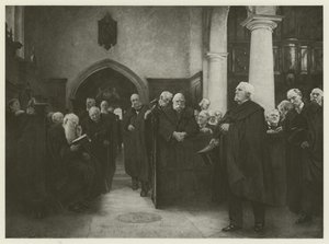 Kaple Charterhouse (hlubotisk) od Hubert von Herkomer