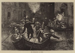 Zaplavení Říma od Hubert von Herkomer
