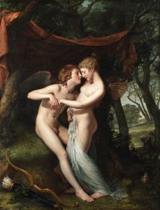 Italsky: Amor a Psyché ve svatební síni Amor a Psyché ve svatební síni od Hugh Douglas Hamilton