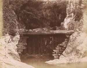 Mlýnská přehrada, 1855 (foto) od Hugh Owen