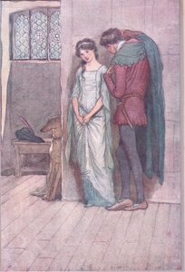 A to je právě vaše bohatství, na které se nyní zaměřuji, ilustrace z Veselých panen z Windsoru, 1910
