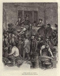 Covent Garden - aukce od Hugh Thomson