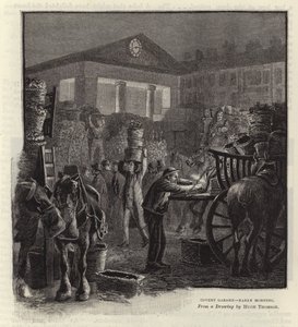 Covent Garden - brzy ráno od Hugh Thomson