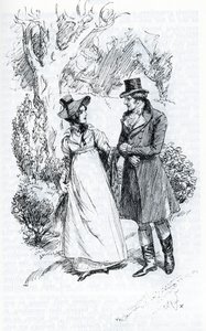 "Emma a pan Knightley" (ilustrace) od Hugh Thomson
